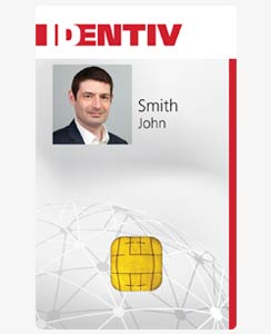 Identiv SmartID 80K Smart Card with 125 kHz Proximity